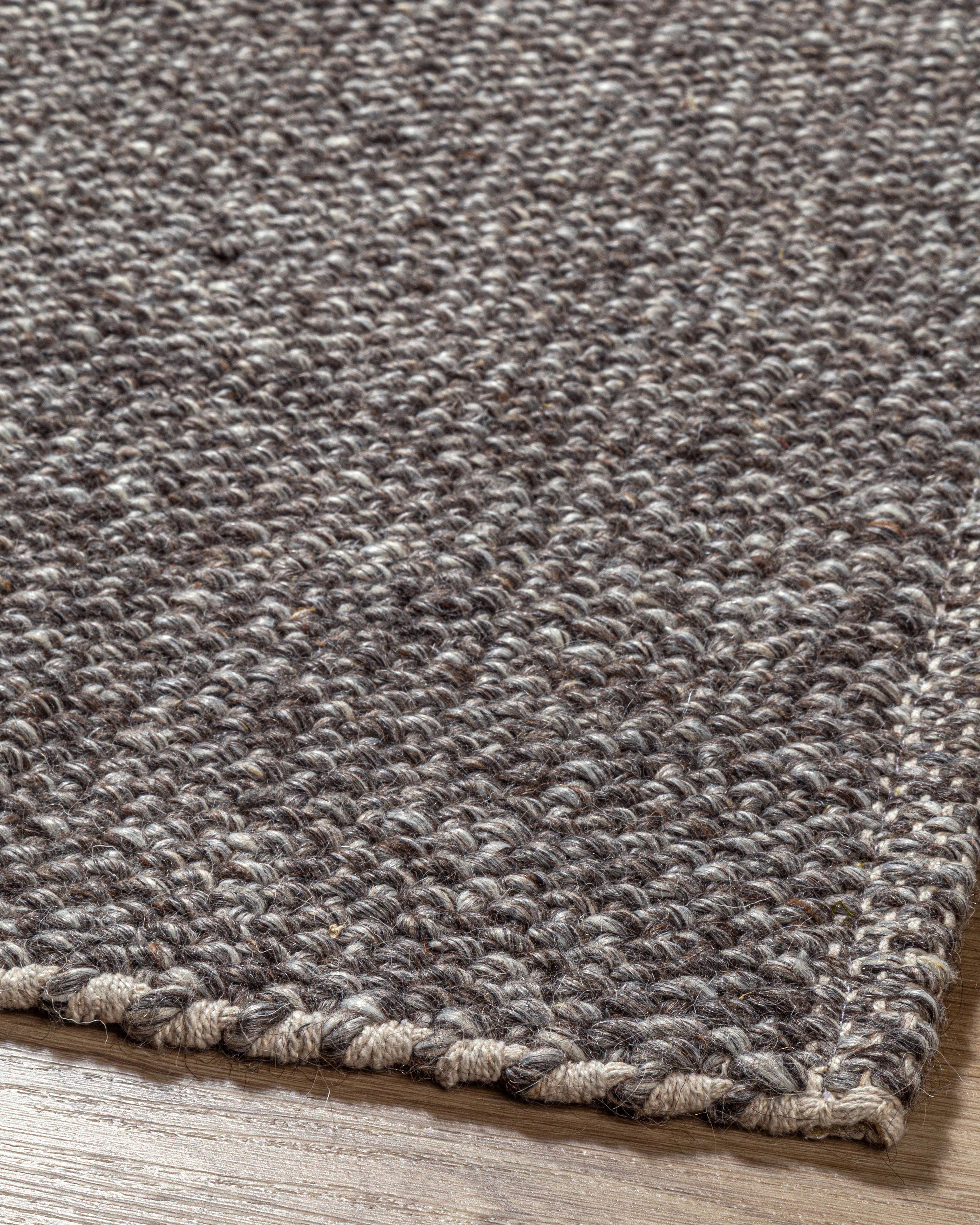 Tapete Looped Basket Weave Natural Raven Dk Grey